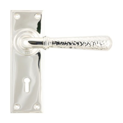 HAMMERED NEWBURY LEVER HANDLE ON BACKPLATE